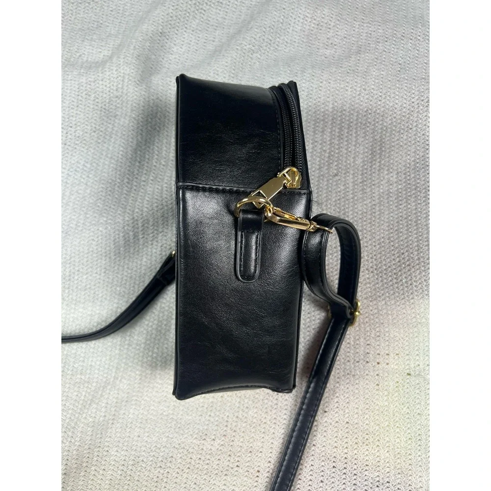 Coffin Crossbody Bag Women Small Black Gothic Cross Spooky Alternative Vampire‎